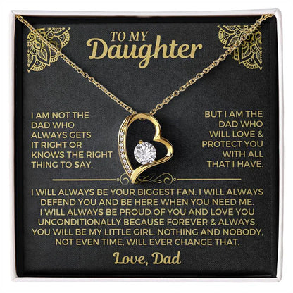 To My Daughter – Daughter Necklace from Dad