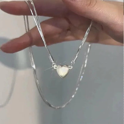 Para mi hija - Juego de collar con corazón magnético 