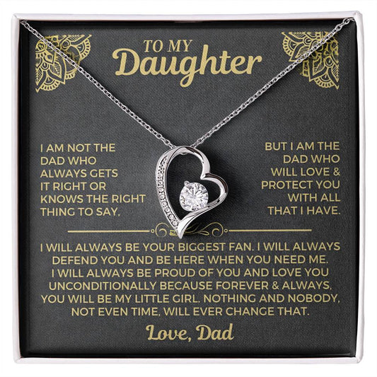 To My Daughter – Daughter Necklace from Dad