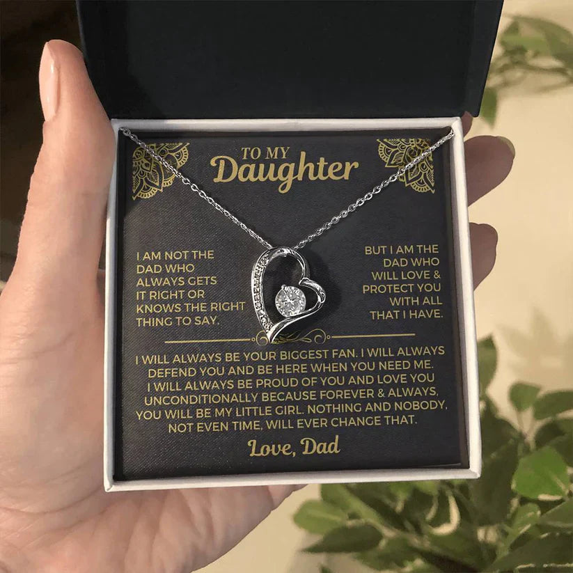 To My Daughter – Daughter Necklace from Dad