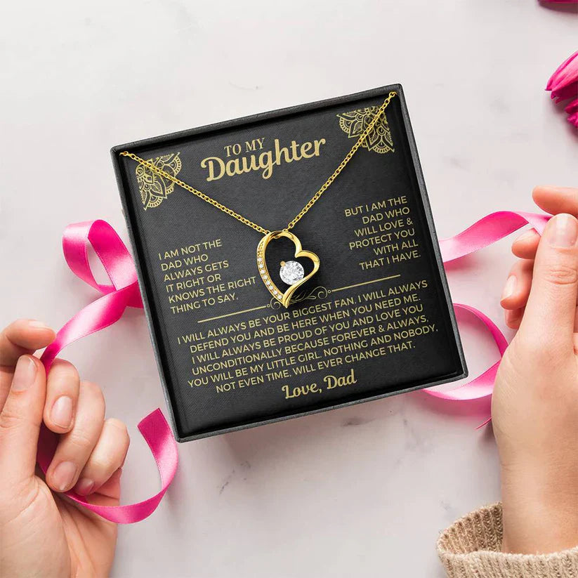 To My Daughter – Daughter Necklace from Dad