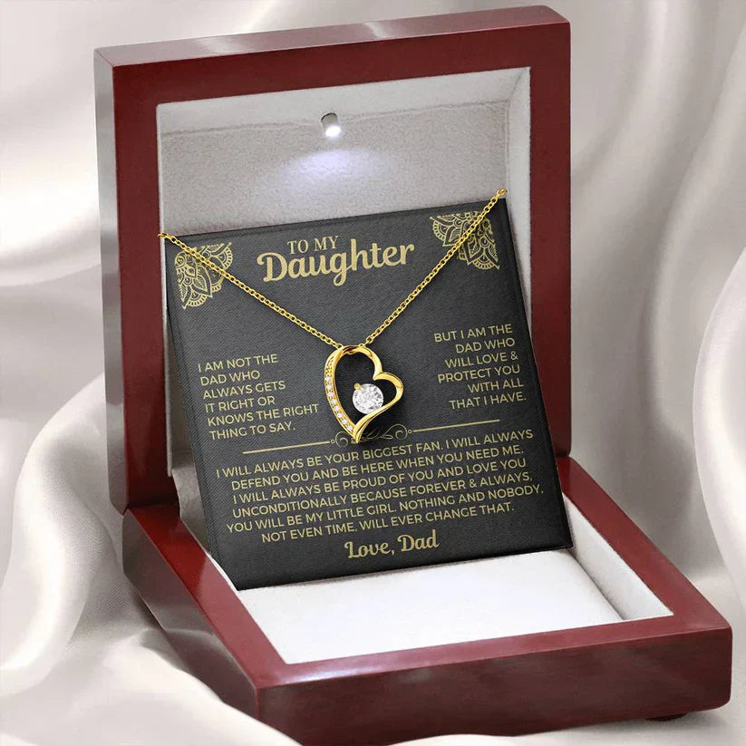 To My Daughter – Daughter Necklace from Dad