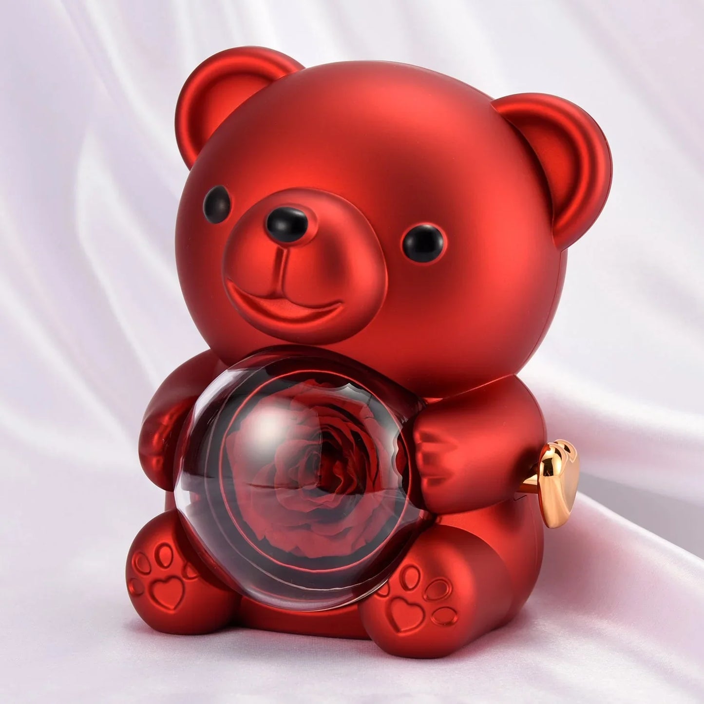 Conjunto de regalo con collar y carta de amor con osito de peluche sorpresa