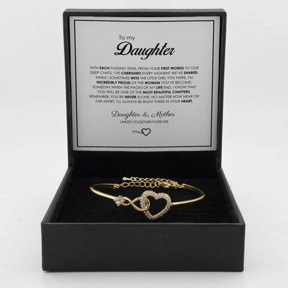 "To My Daughter" Forever Connected Bracelet