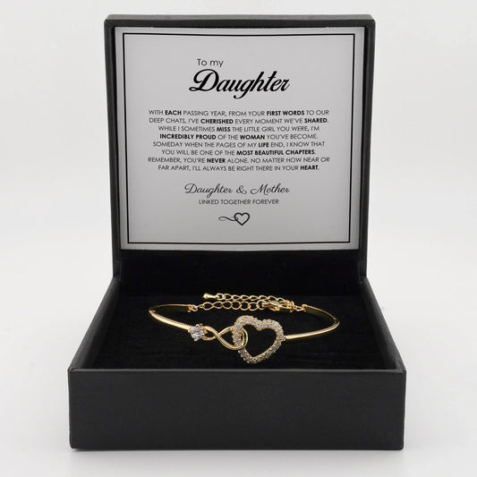 "To My Daughter" Forever Connected Bracelet