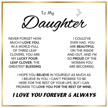 Set de trébol y rosa de amor eterno. Amor eterno